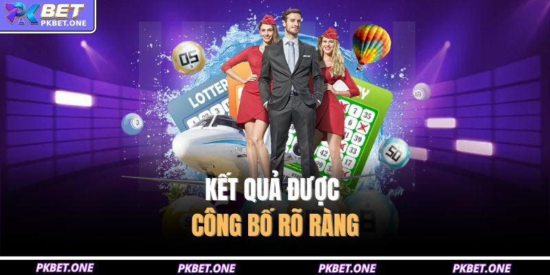 Kết quả được công bố rõ ràng